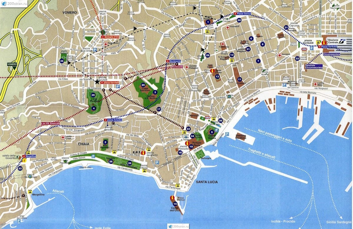 napoli city χάρτης