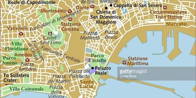 Naples city χάρτης