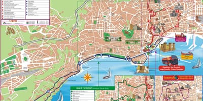 Εμφάνιση χάρτη city sightseeing νάπολη