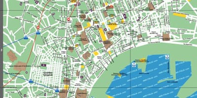 Νάπολη τουριστικά αξιοθέατα χάρτης